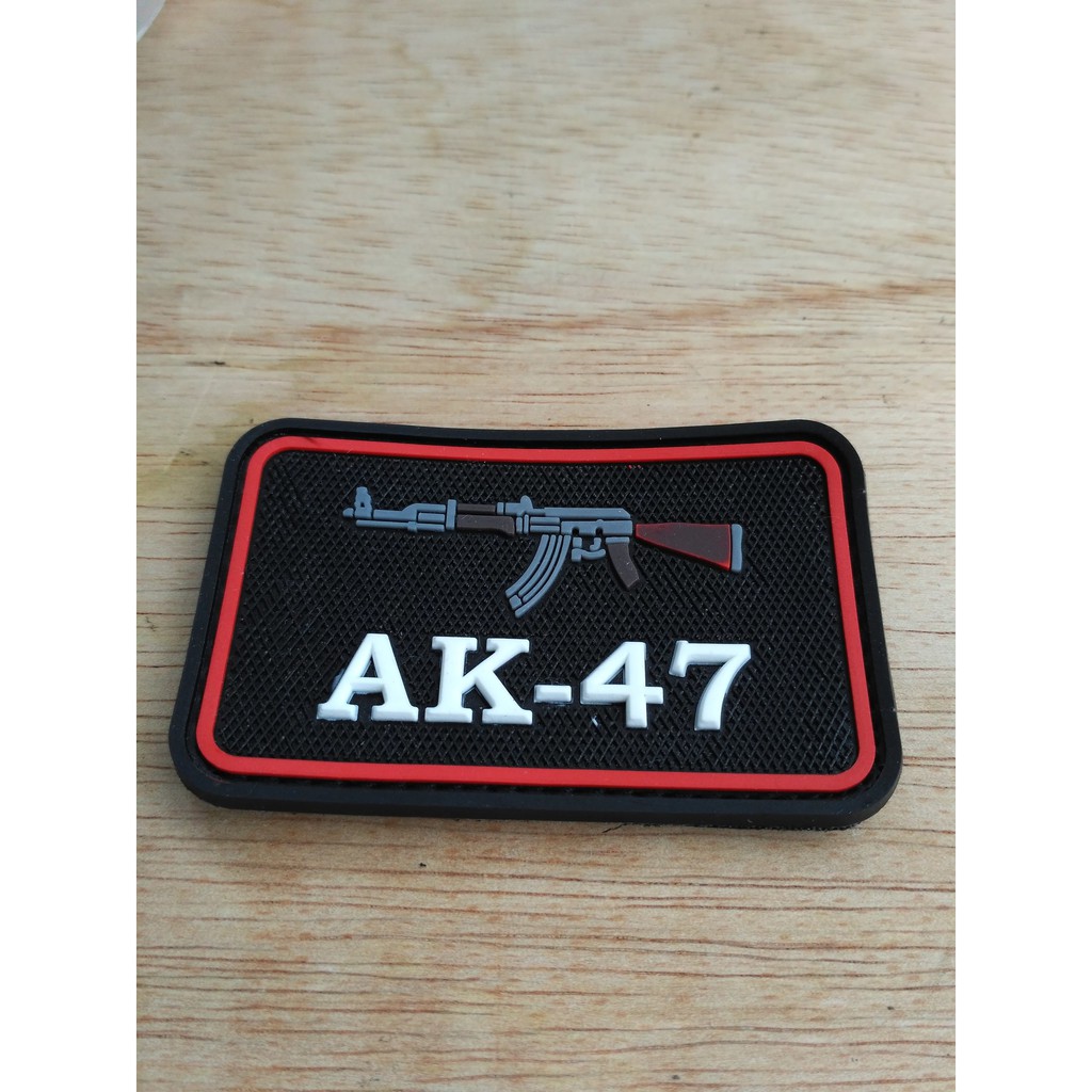 patch rubber patcH SENAPAN AK 47