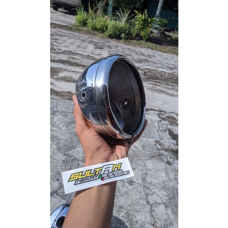Batok lampu depan cb 125 hm24s press mentah import crom
