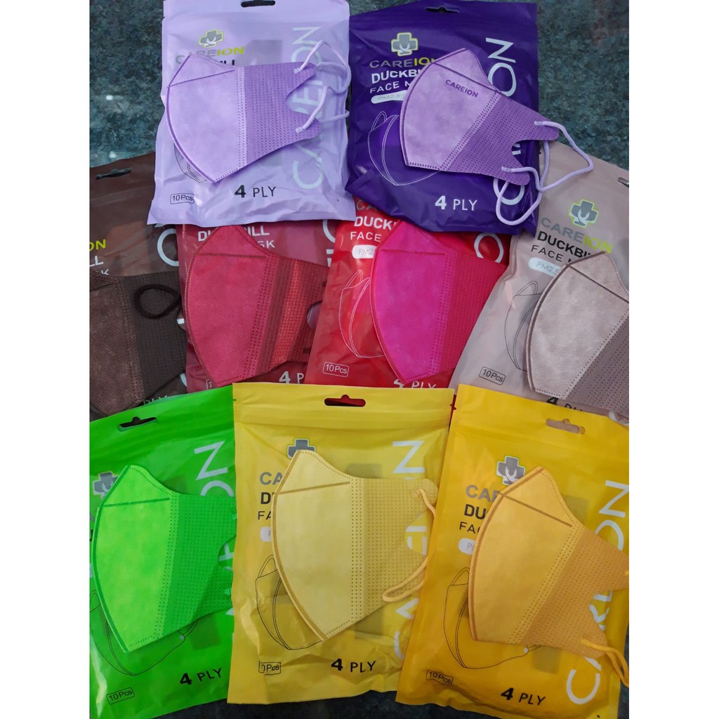 Masker Duckbill mouson 50pcs Dewasa Careion 10pcs warna duckbil careindo mix 10pc