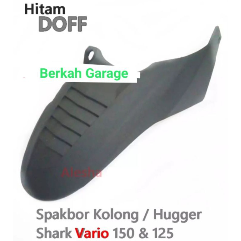 Spakbor Kolong / Hugger Shark Vario 125 &amp; 150 Hitam Doff