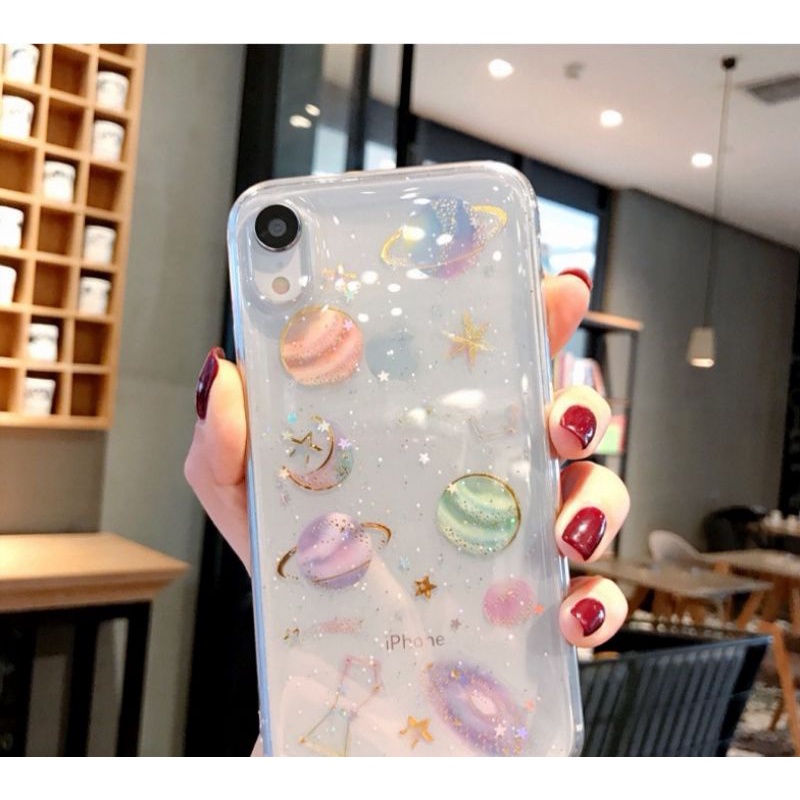 0003 VVV CASE sling case Glitter moon star Samsung A50 A30S A50S A32  A72 A03s A02s M02s A12 M12 A13