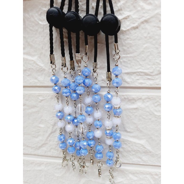 STRAP MASK 2in1 SNOWDROP KRISTAL / KALUNG MASKER