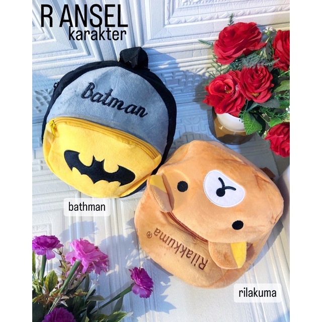 RANSEL KARAKTER / RANSEL ANAK / RANSEL PAUD / RANSEL NGAJI / RANSEL TK / RANSEL IMPORT