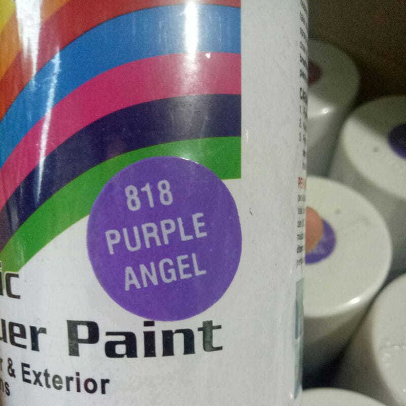 cat semprot Pilok pilok diton purple angel 818 300cc unggu cerah 300cc