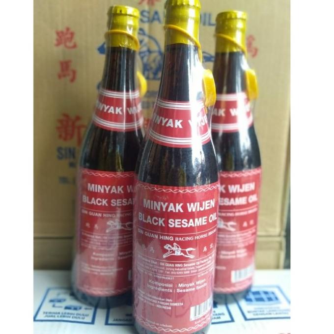 

Minyak Wijen Hitam Sin Guan Hing 640ml | Black Sesame Oil