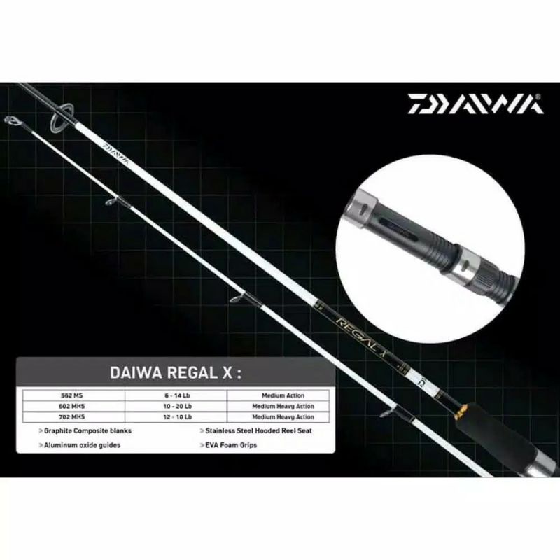 Joran Daiwa REGAL X 702-MHS | 12-20lbs | Casting