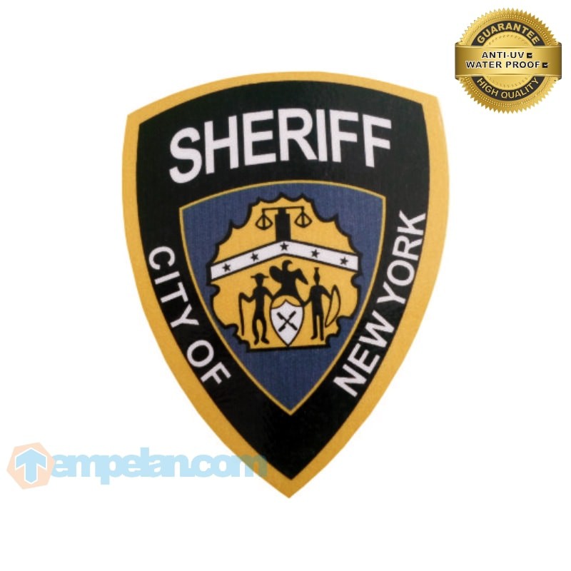 

STIKER SHERIF CITY OF NEW YORK