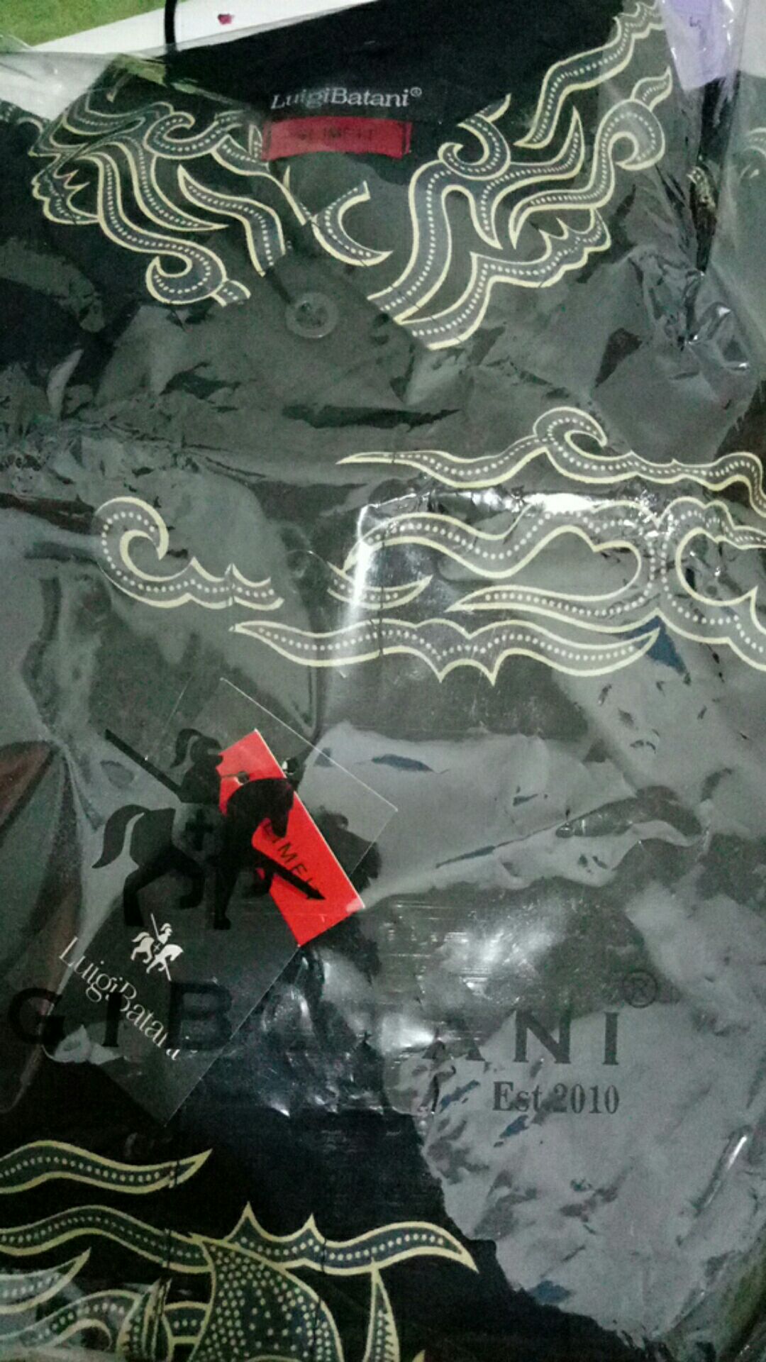 Kemeja Batik Pria Slim Fit Tk02