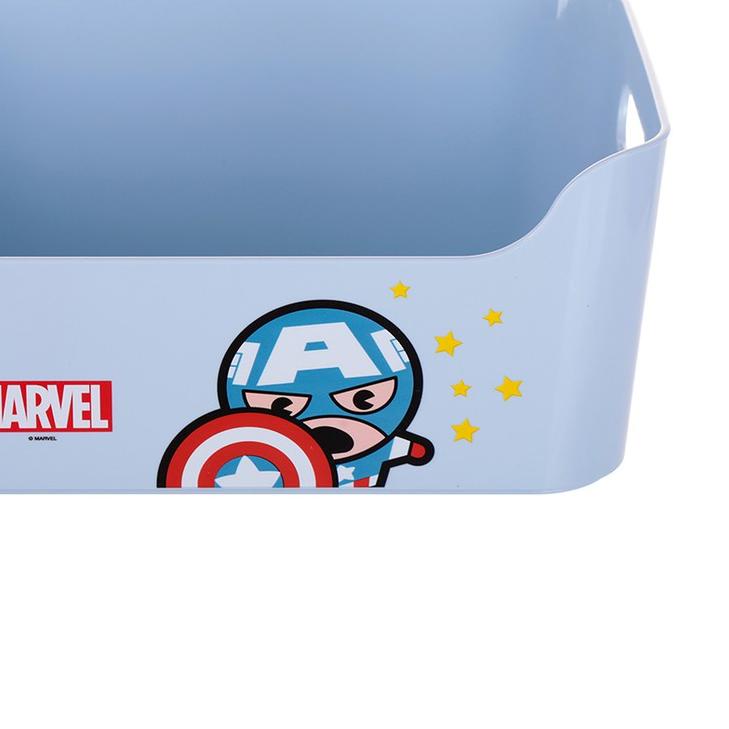 ➯ MINISO Marvel Rak Serbaguna Storage Box Plastik Rak Penyimpanan Tempat Penyimpanan Serbaguna ➷