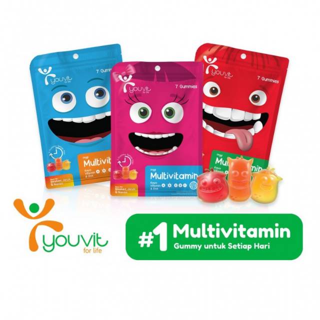 Prokids Multivitamin Anak Vitamin Gummy | Kalsium Pertumbuhan Tulang Anak