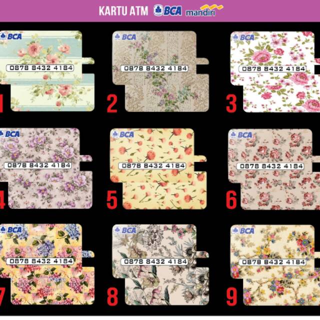 Garskin ATM BCA MANDIRI CIMB BRI fullbody