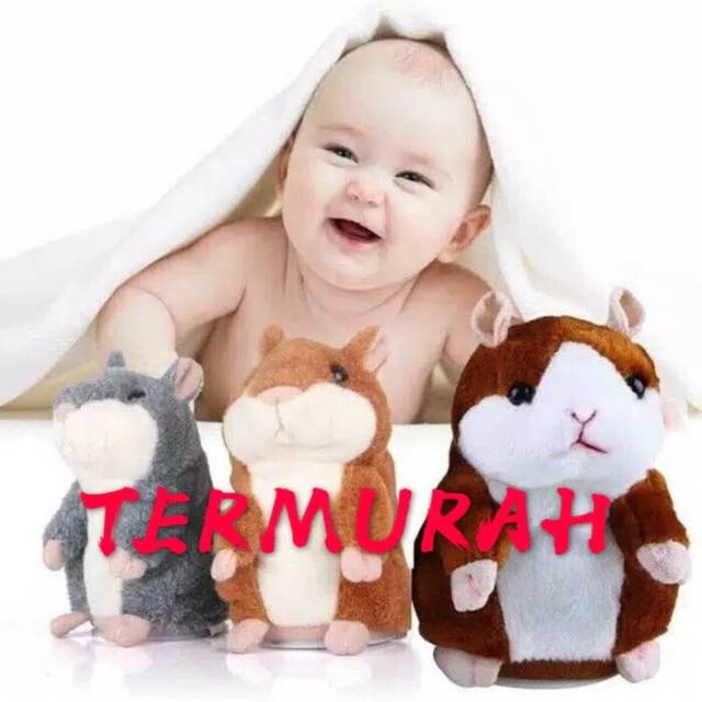 Boneka hamster bisa bicara - talking hamster
