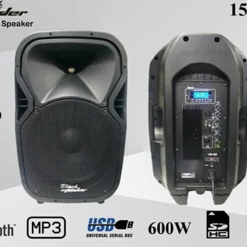 Blackspider speaker aktif 600 watt black spider 15 inch blackspider 150AM crimson speaker aktif soul