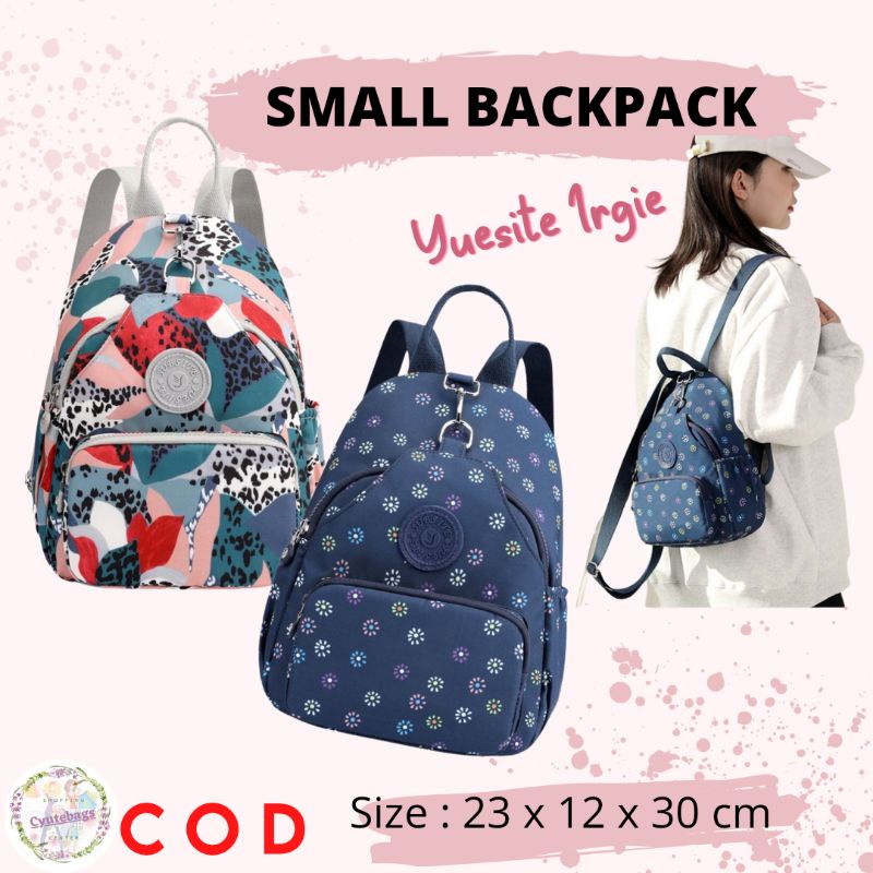 Tas ransel wanita yuesite irgie ori small backpack import waterproof cyutebags