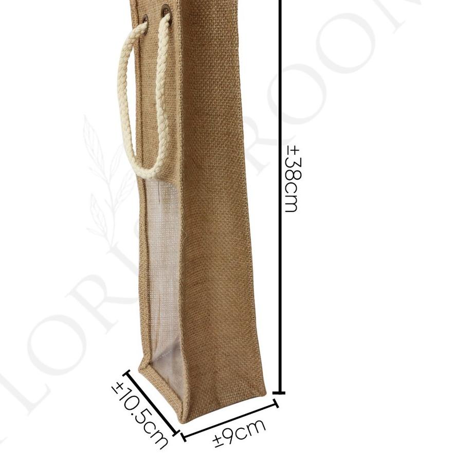 

Baru Jute Flower Bag 105934 - Kantong Goni - Hampers - Kado - Hadiah