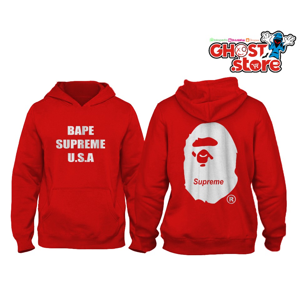 Hoodie Sablon Baby Milo X Bape 03