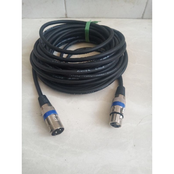 kabel mic canare jack canon male to canon female panjang 15m