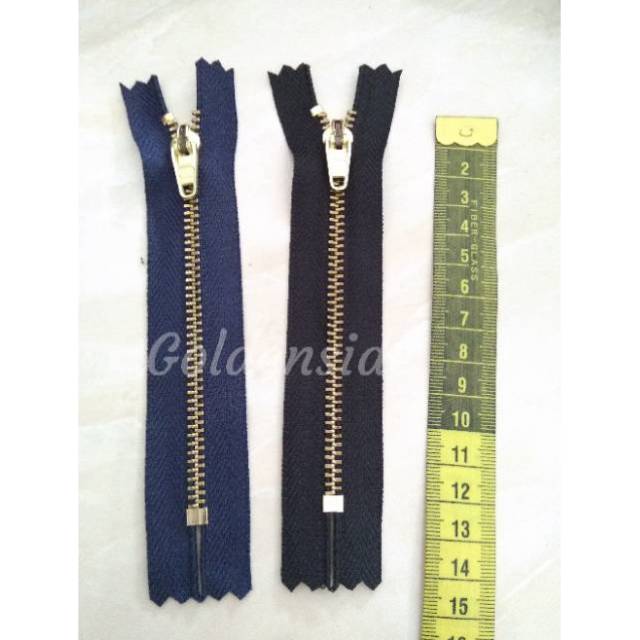 Resleting / Risleting / Zipper besi YKK 12,5cm / 5&quot; satuan