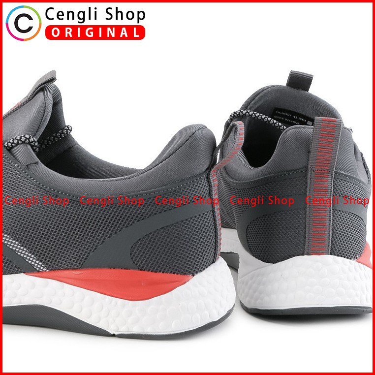 PLAYBOY SEPATU SNEAKER CASUAL PRIA ORIGINAL TERBARU ASLI ABU-ABU PL15