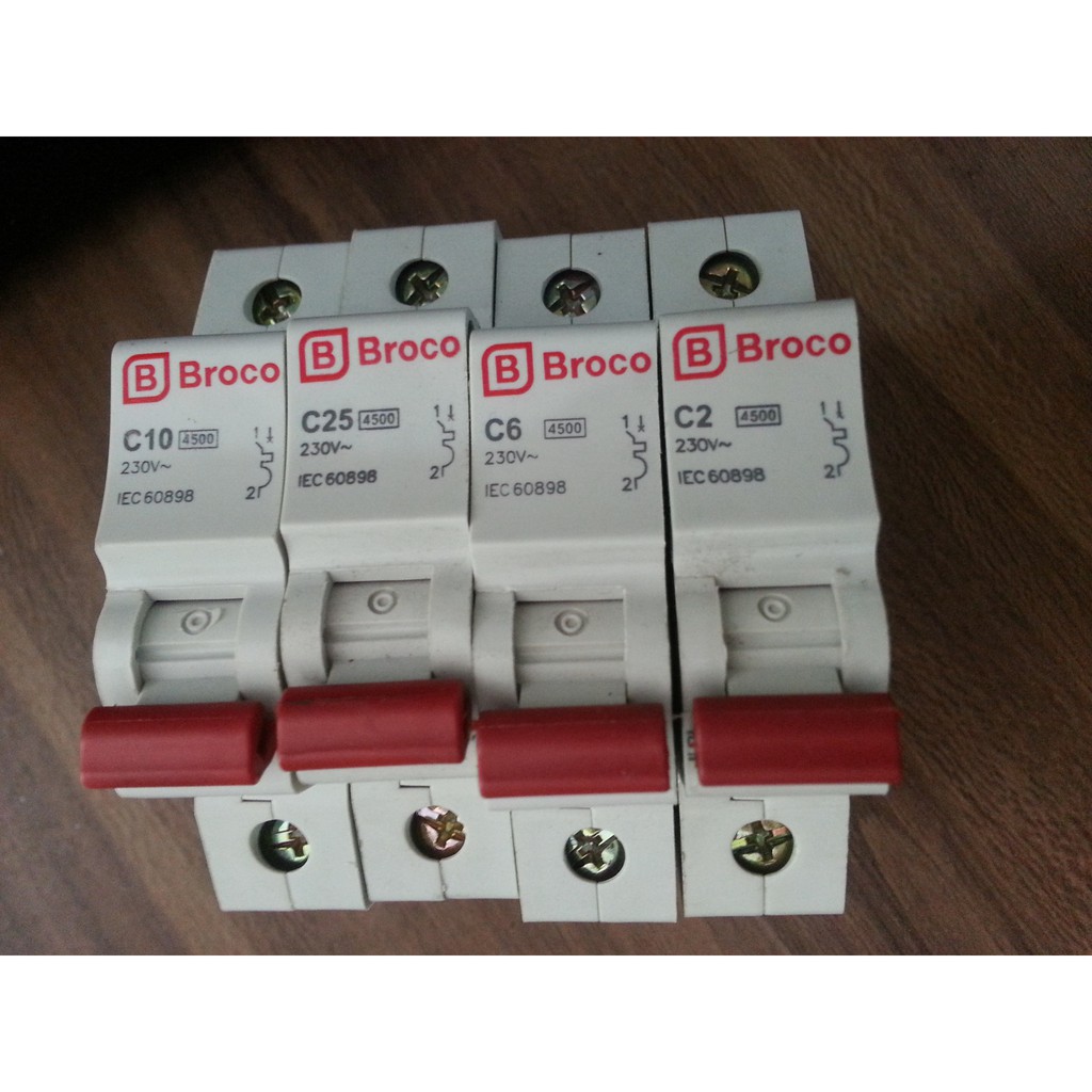 Mcb Broco Meteran Listrik Merk 2a 4a 6a 10a 16a 20a 25a 32A