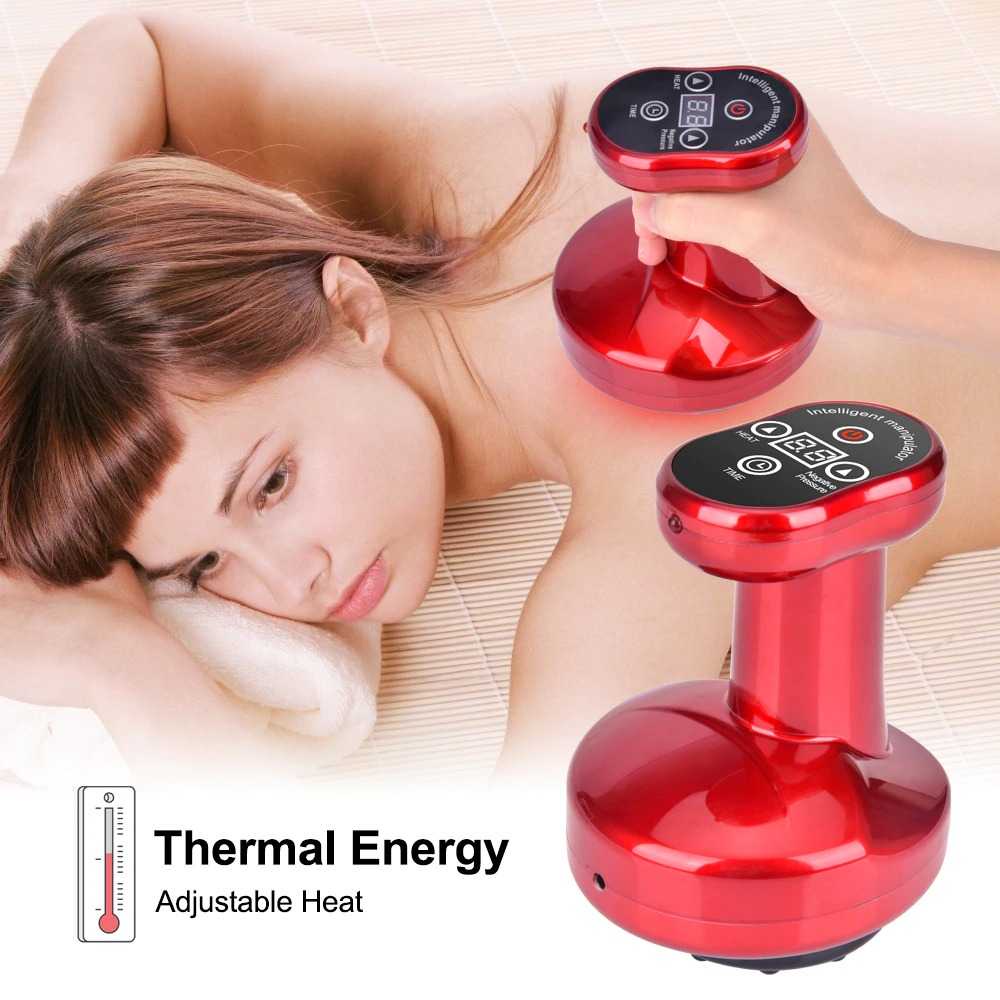 Alat Pijat Spa Badan Bekam Electric Therapy 9 Gears Recharge Thermal Energy Panas Desain Ergonomis Berkualitas