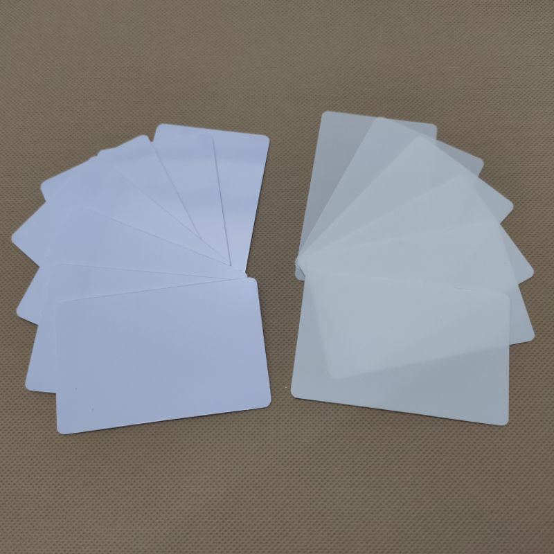

Bahan pvc id card potongan 20 pcs