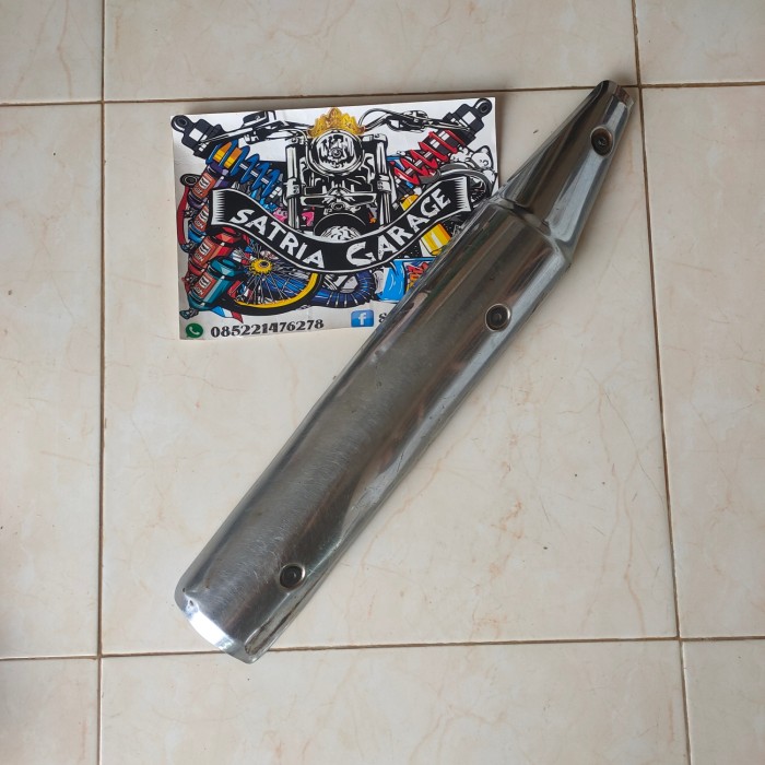 tutup cover tameng knalpot megapro primus original