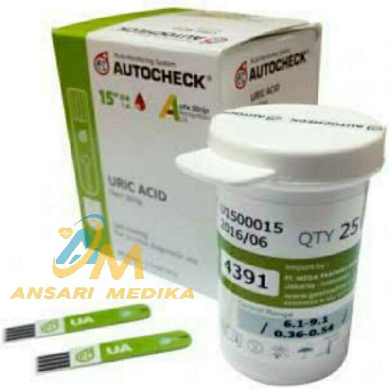 AUTOCHECK STRIP URIC ACID STIK ISI ULANG ASAM URAT