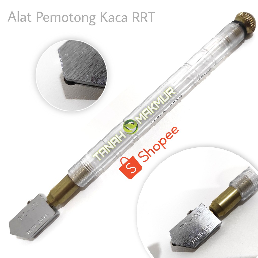 ALAT POTONG KACA PISAU PEMOTONG KACA MINYAK RRT TOYO KW TEBAL 8mm GLASS CUTTER PALING MURAH CUTTING
