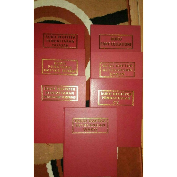 

Buku DAFTAR untuk Notaris&PPAT