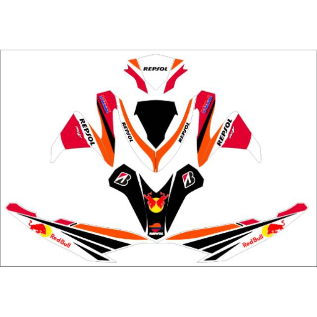 Striping vario 150 repsol laminasi