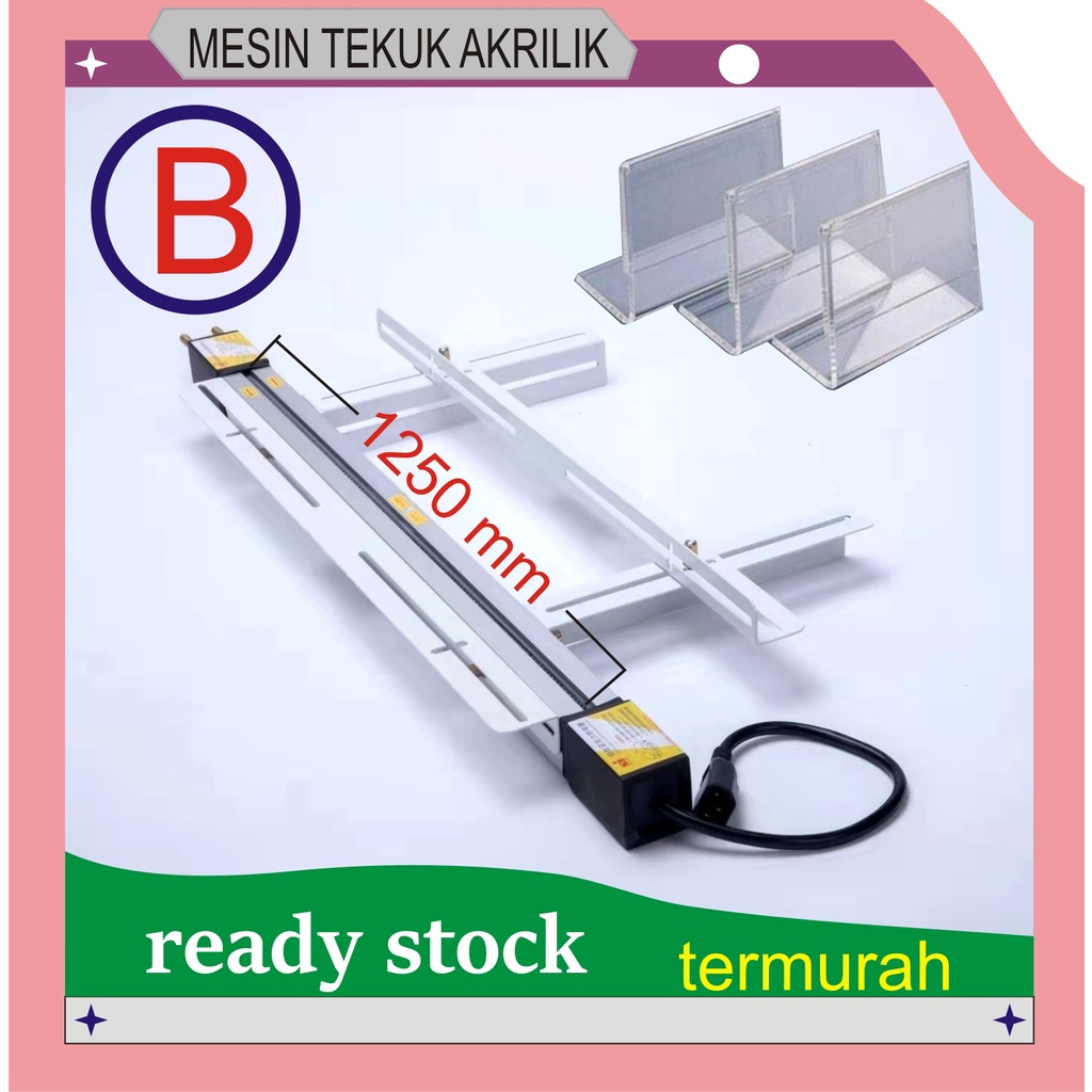 MESIN TEKUK ACRYLIC PEMANAS STOPER P 125 CM