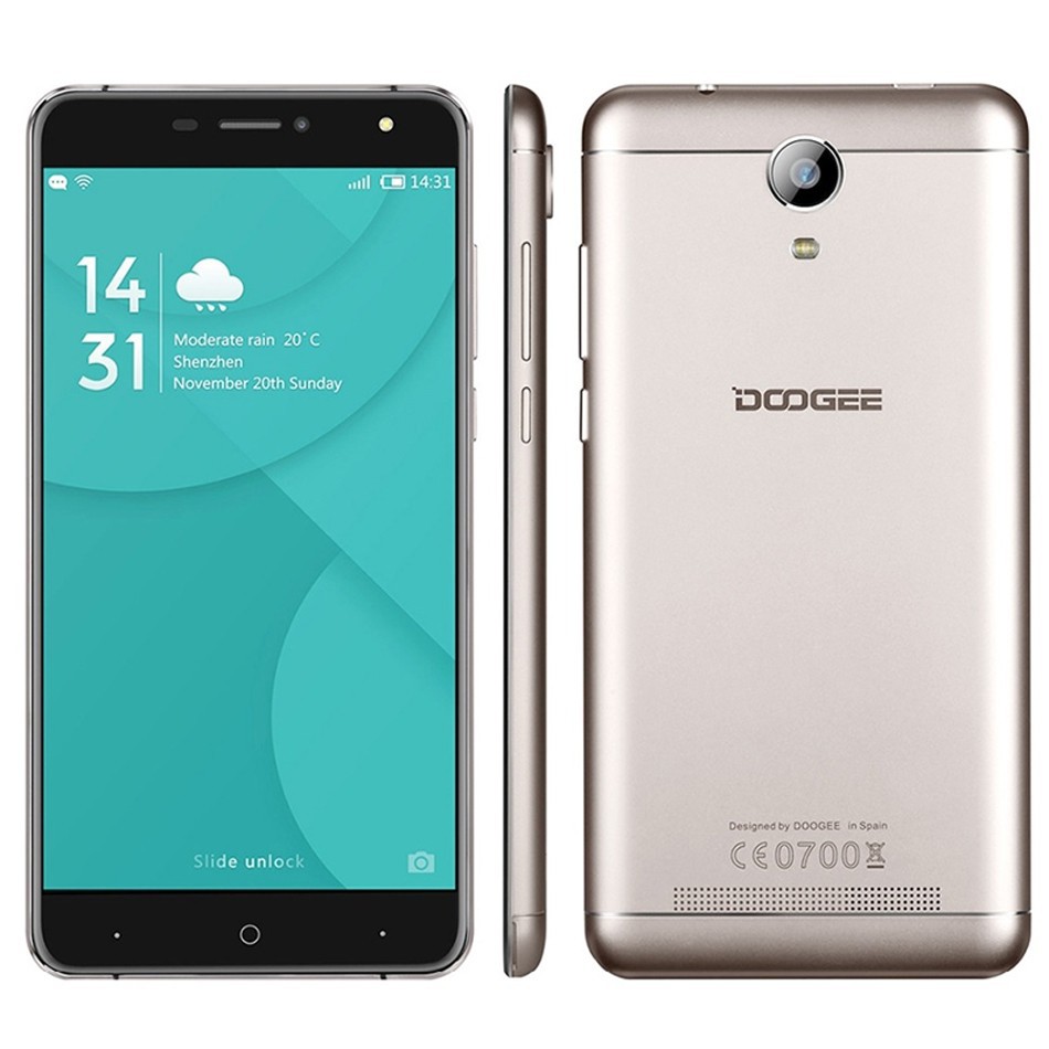 Doogee X7 Pro MTK6537 Quadcore 2GB+16GB 6 Inch HD 5MP+8MP DualCamera Smartphone