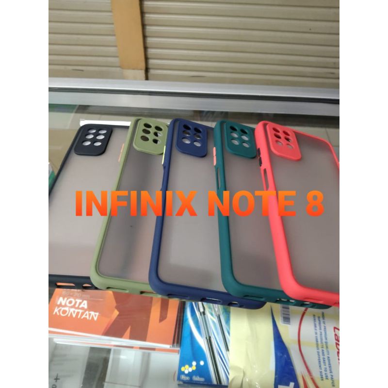 SOFTCASE AERO  INFINIX NOTE 8 SLICON SOFTCASE AERO INFINIX HOT 8 PELINDUNG CAMERA