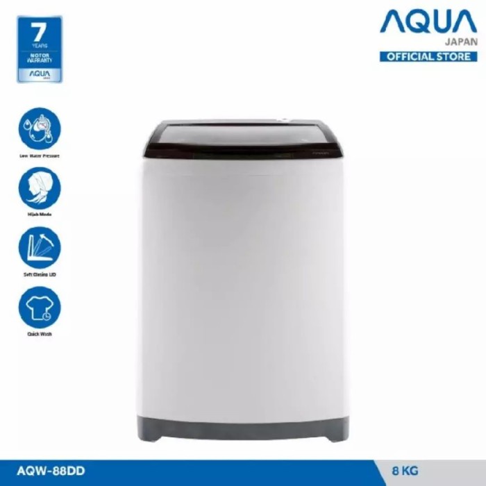 MESIN CUCI AQUA SANYO 1TABUNG AQW78DD TOP LOADING 7KG