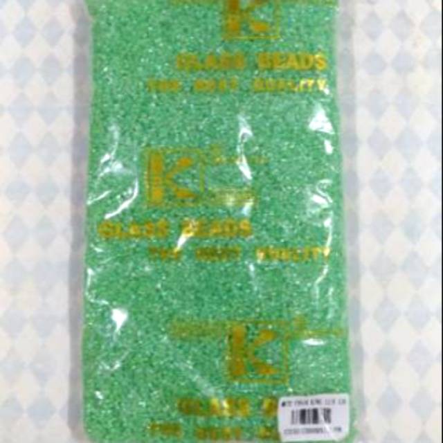 Mote Manik Payet Bambu Pendek Semi Jepang KING - Hijau Mint (10 gram)