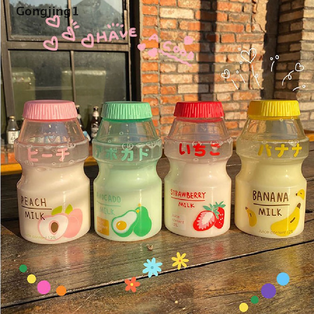 Gongjing1 Botol Minum Plastik 480ml Bentuk Botol Shaker Susu