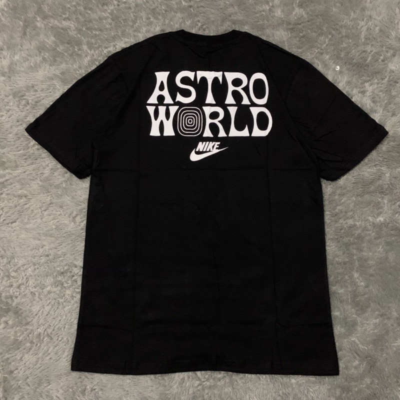 Kaos Tshirt Nike X Travis Scoot Astro World Look Mom Mirror Original