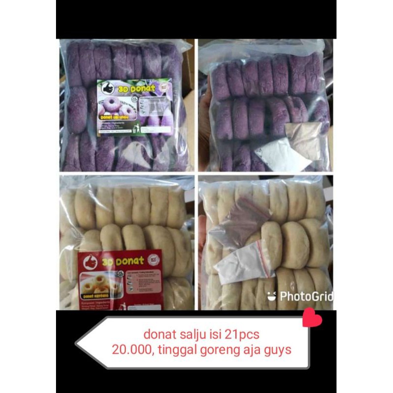 

donat frozen / donat salju / donat kentang