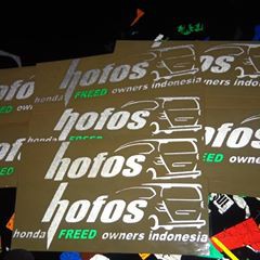 Cutting Sticker Stiker Hofos Honda Freed Owners