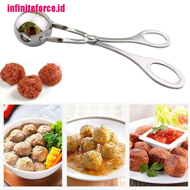 [IN*]Meatball Maker Spoon Non Stick thick Stainless Steel Meat Baller Kitchen Tool