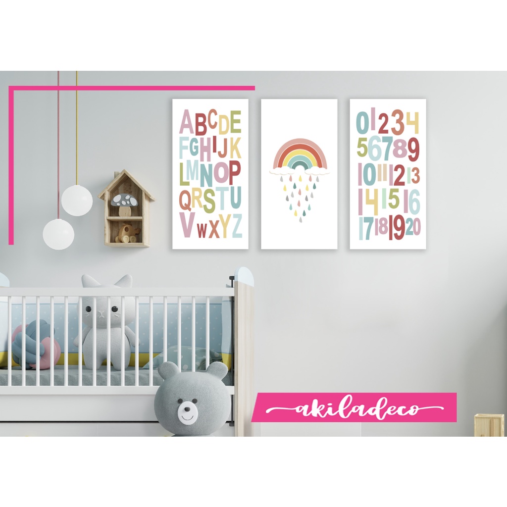 Dekorasi Kamar Anak Hiasan Dinding Untuk Anak Kids Home Decor Poster anak (Kids 04)