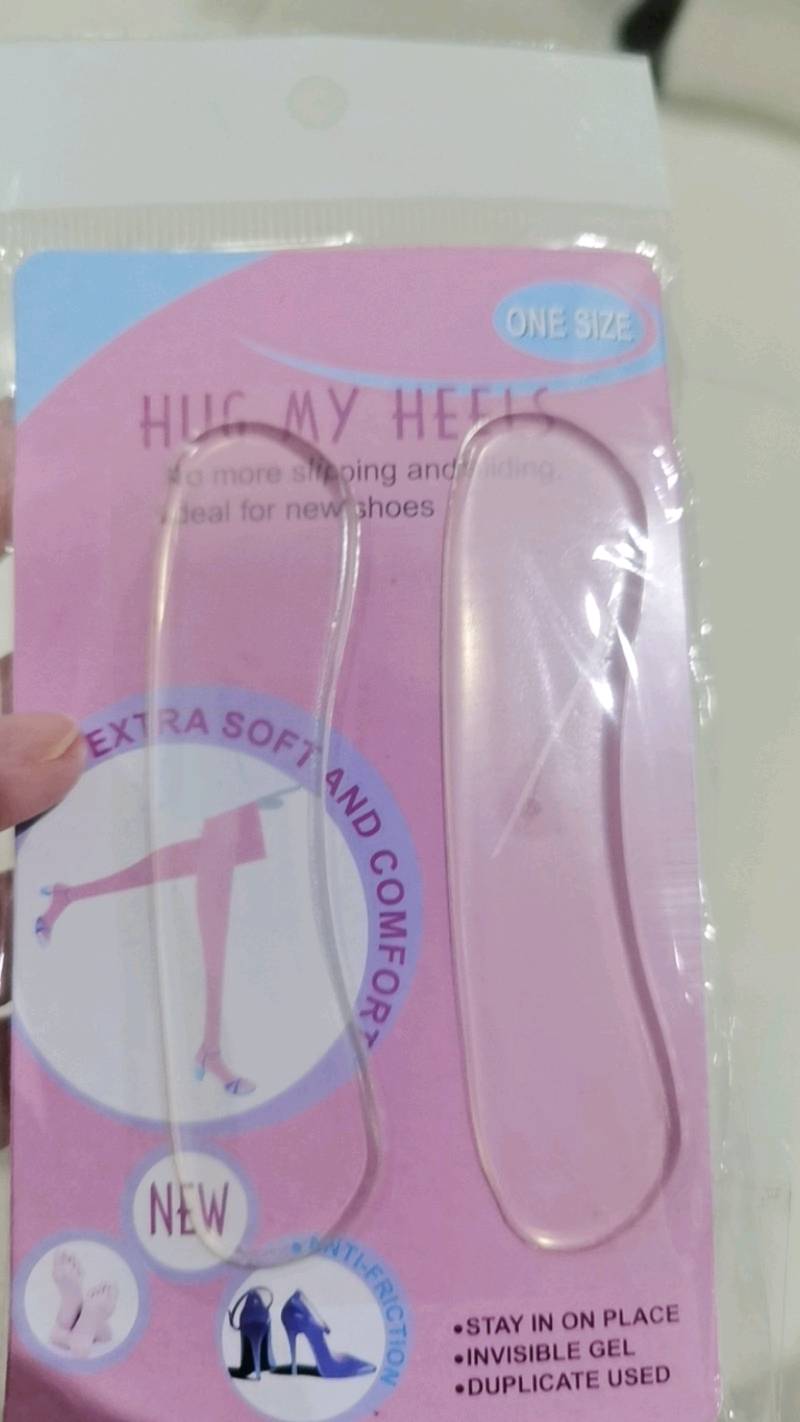 1 Pasang Insole Gel Tumit / Insole Silicon Tumit / Insole Septu Wanita / Insole Sepatu Kerja