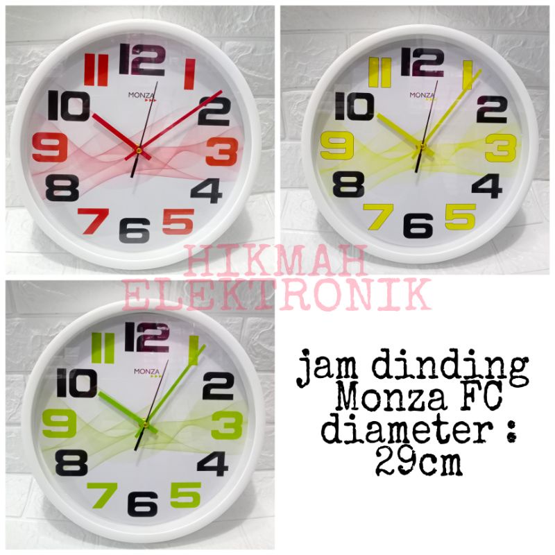 jam dinding Fashion monza FC 2/jam dinding bagus/jam dinding cantik