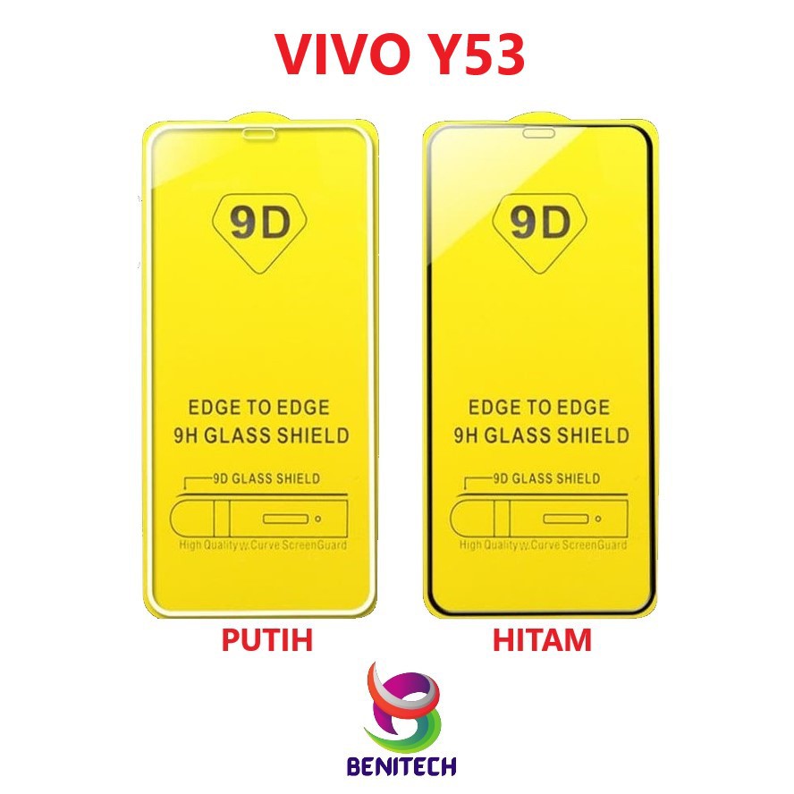 ANTI GORES FULL 9D GLASS VIVO Y53 / 1606 ~ TEMPERED GLASS FULL ~ SCREEN PROTECTOR ~ BENITECH