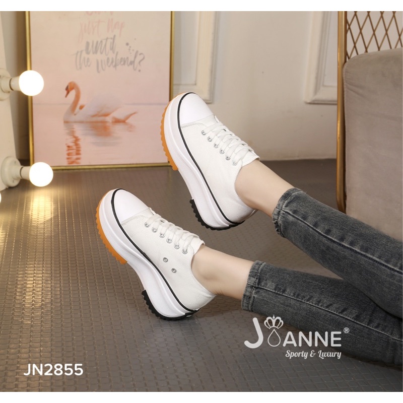 RESTOCK!! [ORIGINAL] JOANNE Casual Sport Wedges Sneakers Shoes Sepatu Wanita #JN2855