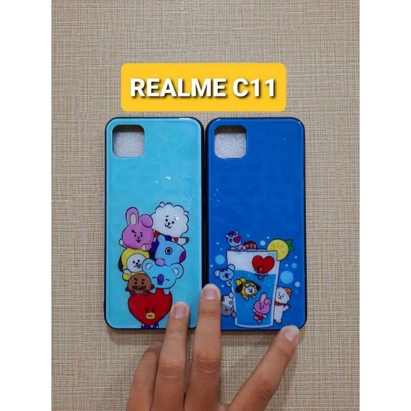 SILIKON CASE DIAMOND MOTIF BT21 DORAEMON REALME C11 OPPO A92020 A52020