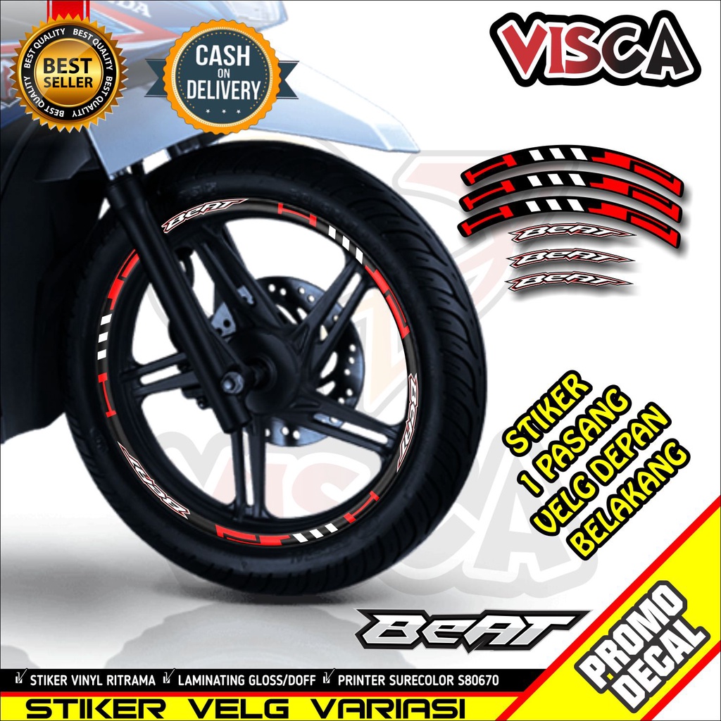 Stiker Velg List Velg Motor Stiker Velg Ring 14 Beat
