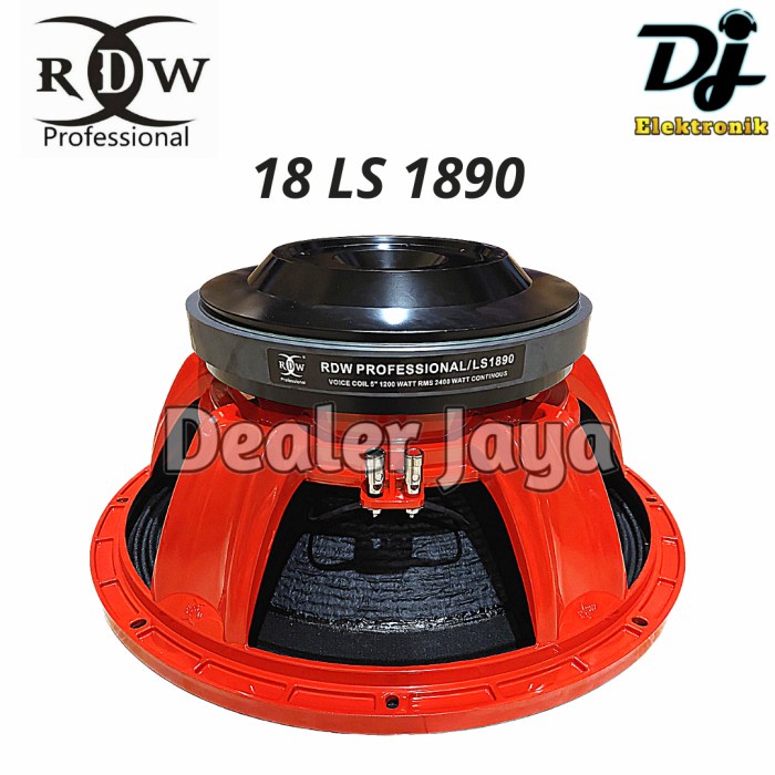 Komponen Speaker RDW 18 LS 1890 / 18LS1890 - 18 inch