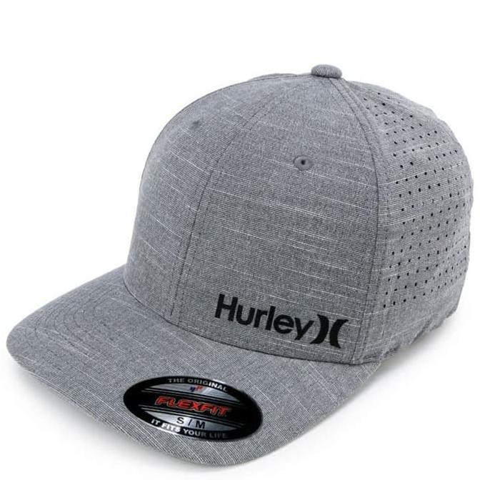 Ready Stok - Original Topi Hurley Phantom Jetty Hat Grey Sierra